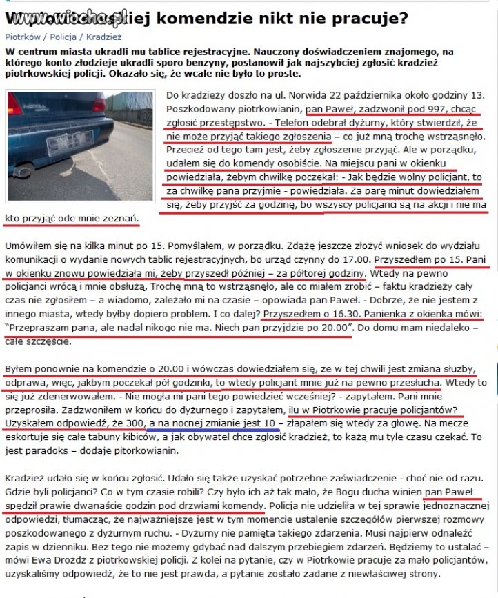 Jak w tym kraju ma nie wzrastać przestępczość