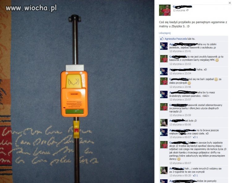 Lans na ukradziony kasownik