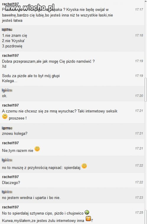 Rozmowa z przypadkowym nieznajomym.