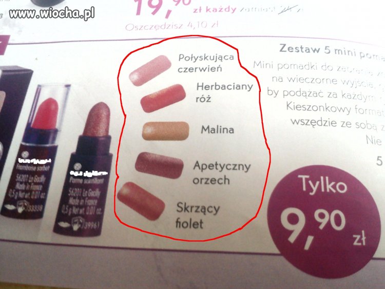 Znalezione w pewnym katalogu z kosmetykami