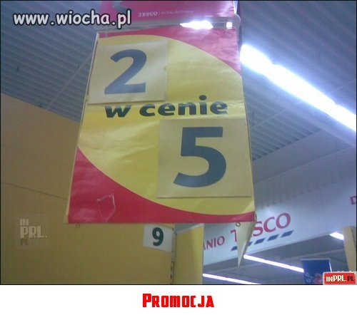 Nie dużo, nie tanio W TESCO