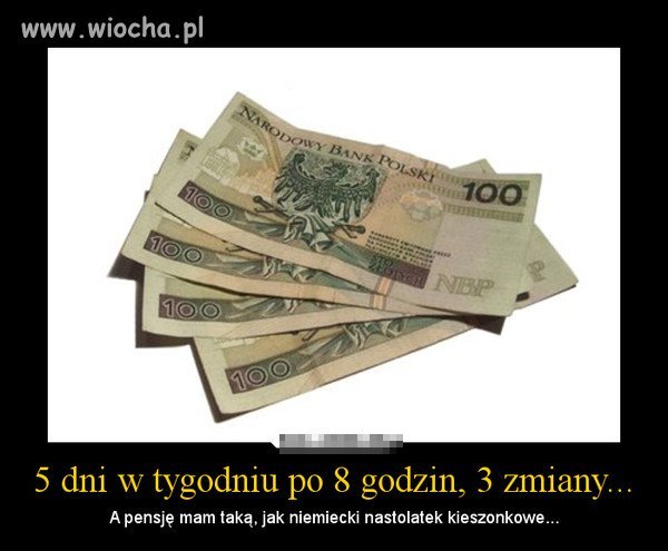 Ty tu nie jesteś od myślenia tylko od zapierdal... 