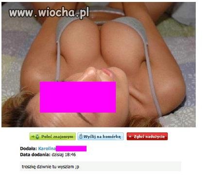 Troszke dziwnie tu wyszłam 