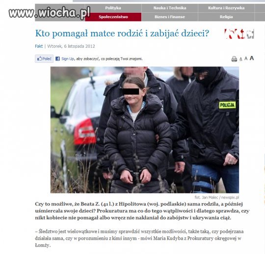 Urodziła i zabiła 6 noworodków !!