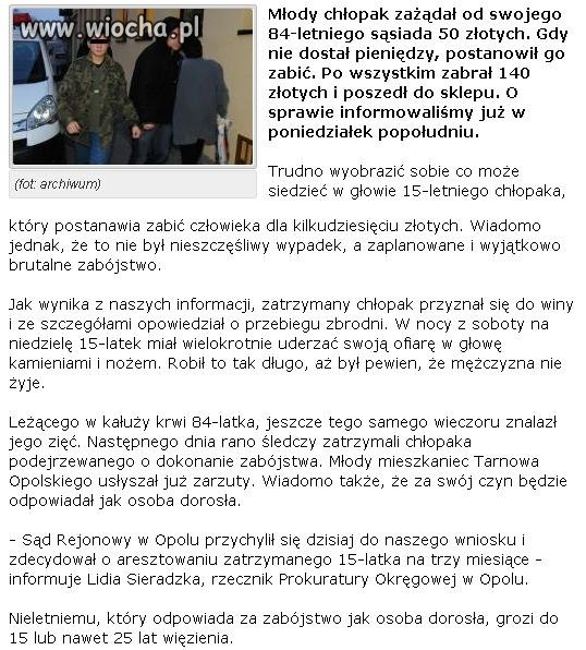 Zabić człowieka za 50zł