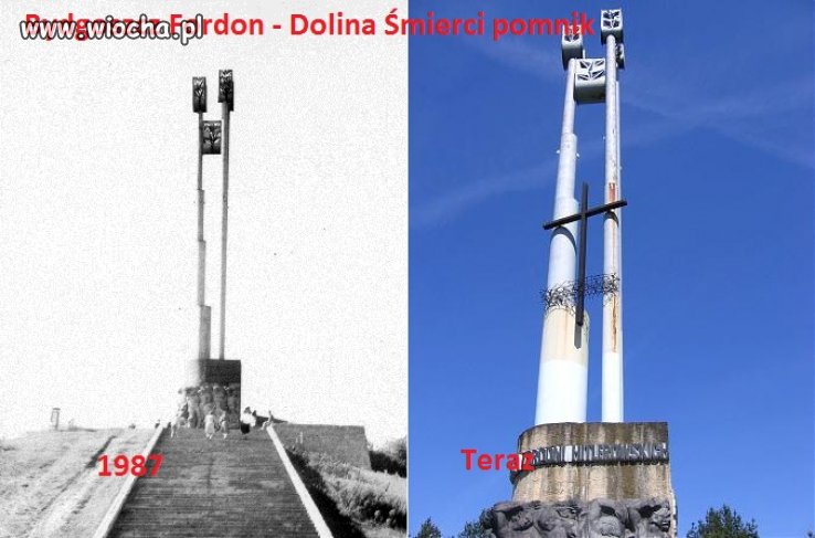 Umieszczanie katolickich znaków na zabytkach