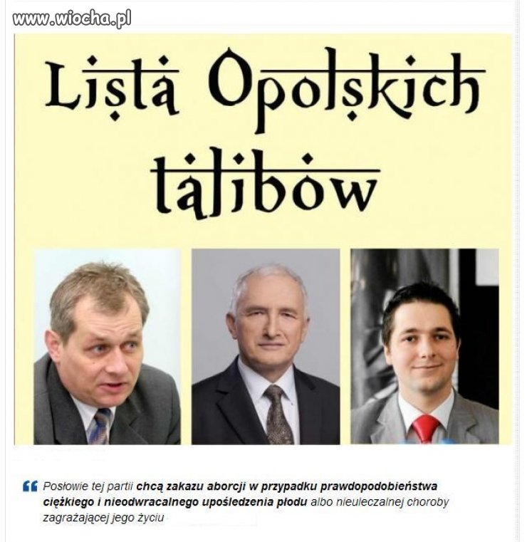 Kto im dał prawo decydować ? 