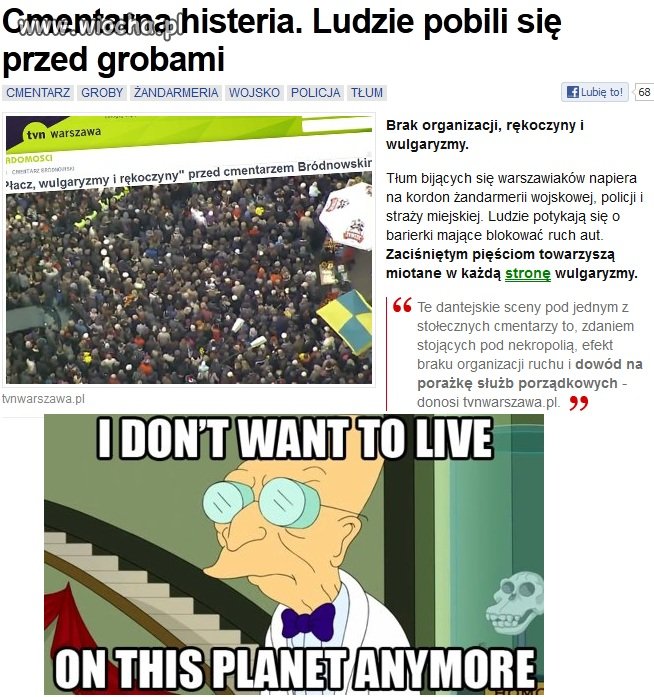 Głupota ludzka...