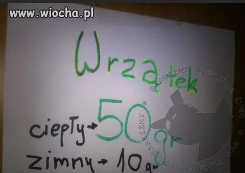 Zimny wrzątek?