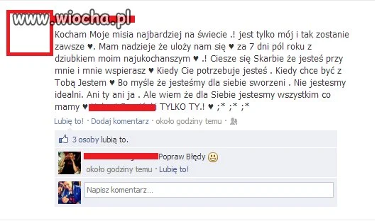 Fejsbukowe, miłosne listy