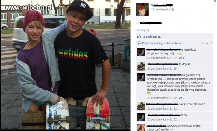 Nowa facebook`owa moda: