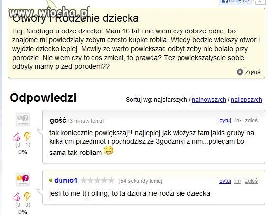 Mam nadzieję, że to troll...