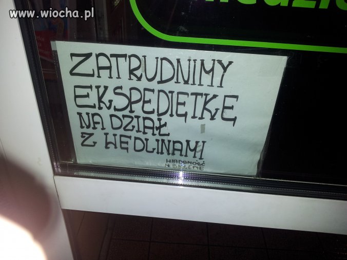 EkspediĘtka poszukiwana!