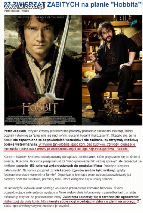 Jak zawsze zwierzęta muszą najbardziej cierpieć...