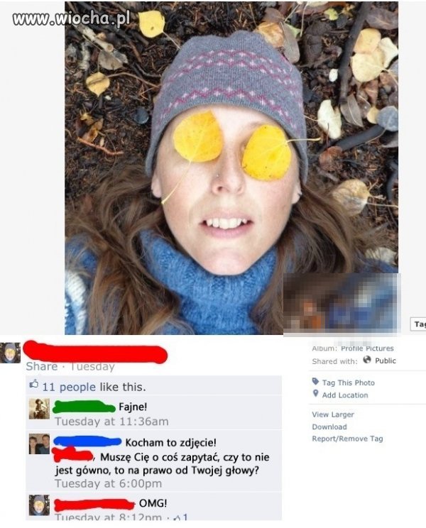 Rozmowy w komentarzach. Me gusta.