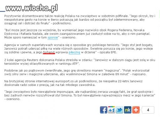 To co trenujemy dzisiaj...