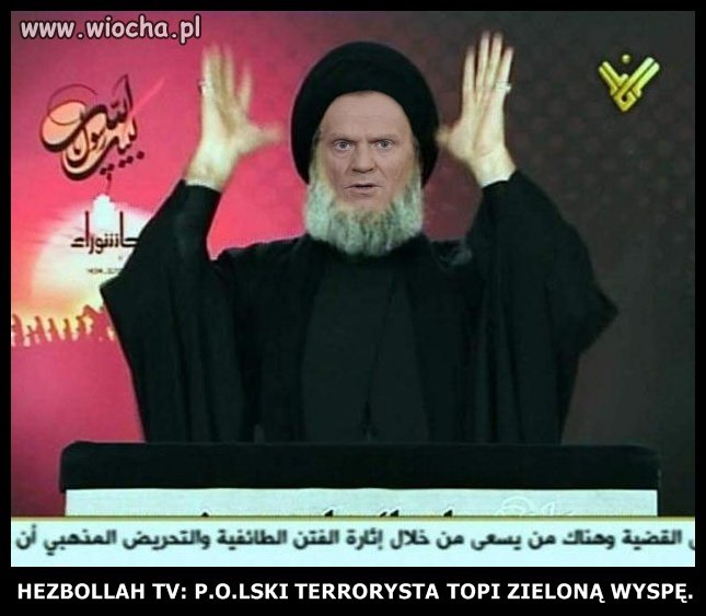 Tusk to terrorysta w rudych włosach