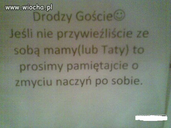 Nie ma taty i mamy ??