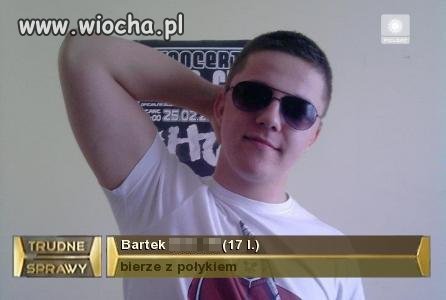 Bierze z połykiem