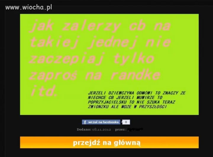 Znalezione na ... w poczekalni.