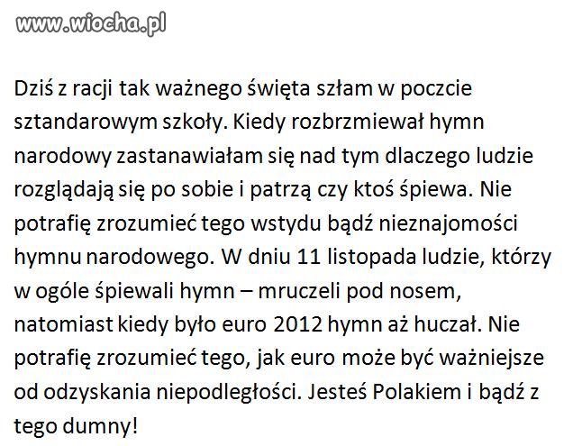 Prawdziwą wiochą dla Polaka