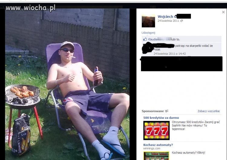 Widać, że Polak