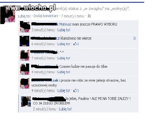 Zerwanie przez fb