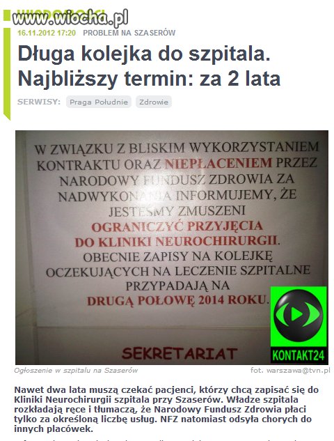 Minimum dwa lata czekania..