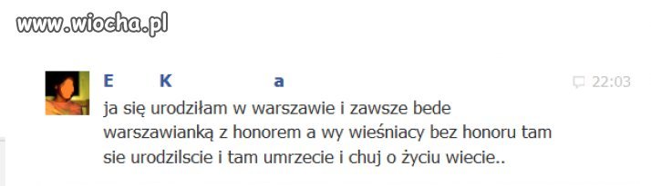 Bo wyraziłam swoje zdanie...