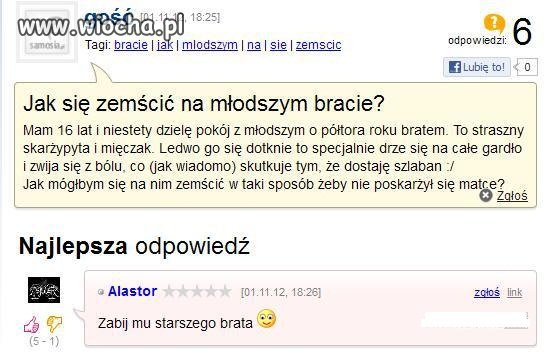 Jak się zemścić na młodszym bracie 
