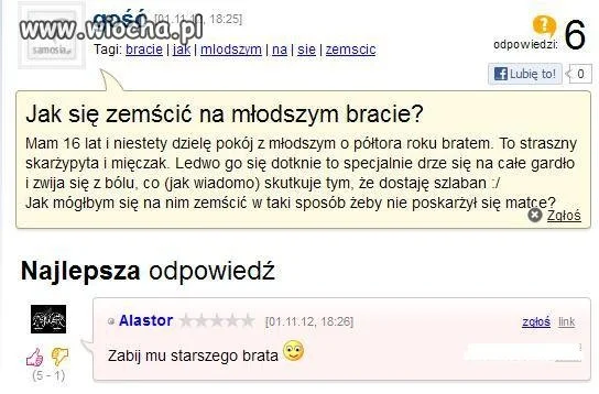 Jak się zemścić na młodszym bracie 