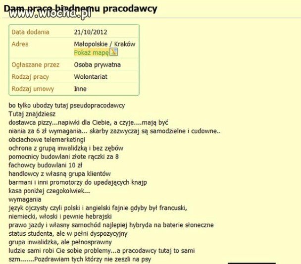 Co prawda to prawda jakby nie patrzeć...
