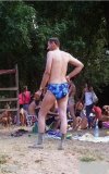 Top model na plaży.
