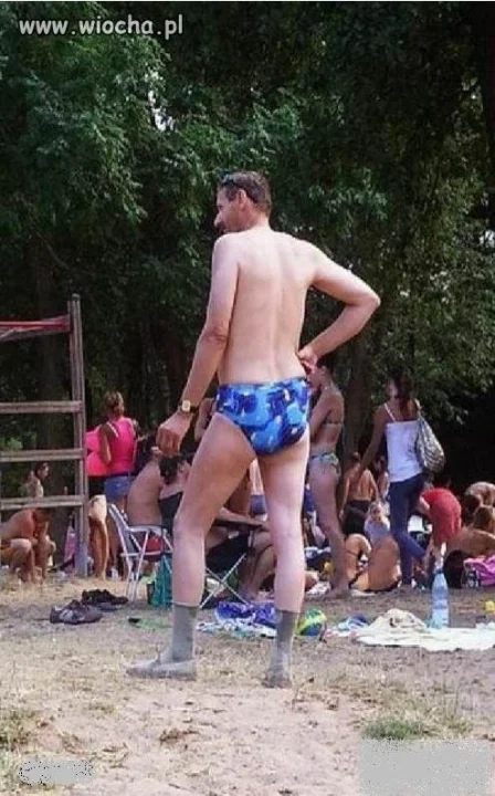 Top model na plaży.