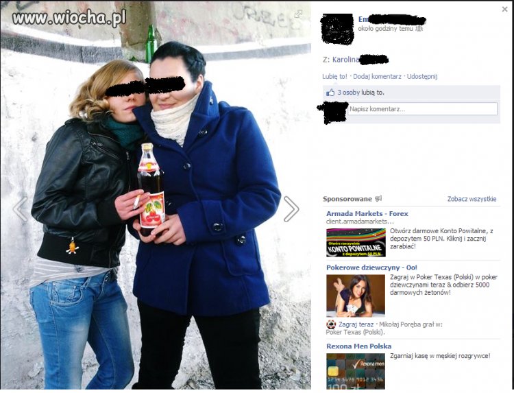 Fotka z tanim winem na fejsie