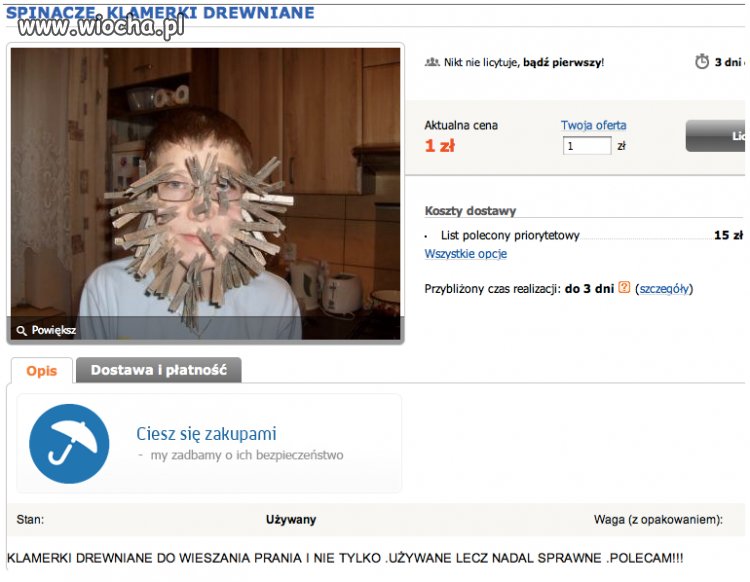 Aukcja Allegro...