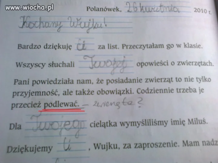 Nauka w 2 klasie Szkoły Podstawowej