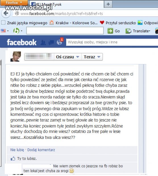 Marek, czyli jedna wielka wiocha na fb