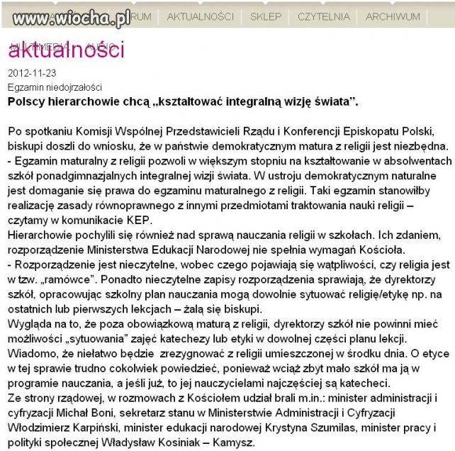 Bo Polską rządzi Komisja Wspólna