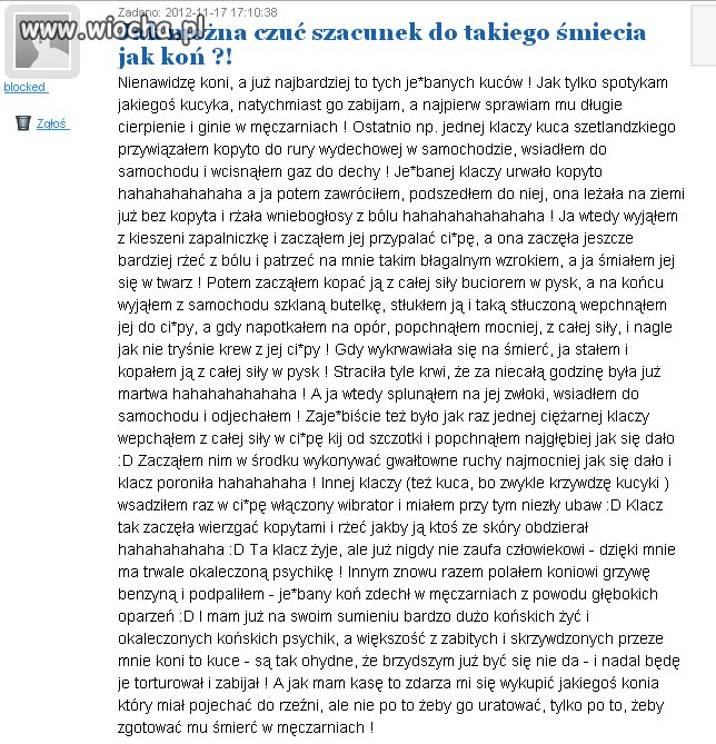 Trzeba mieć nierówno pod sufitem.