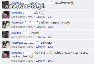 Rozmowa koleżanek na Fb
