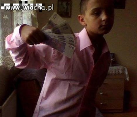 Młody szpanuje...