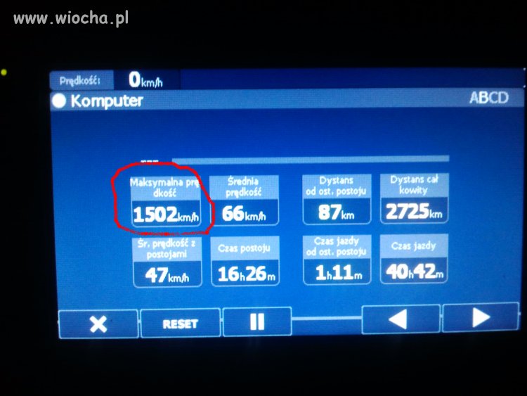 Maksymalna prędkość Omega B 2.5 V6 