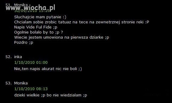 Ten tatuaż akurat
