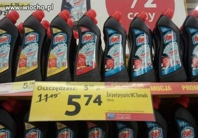 Żel pod prycznic WC Tornado...