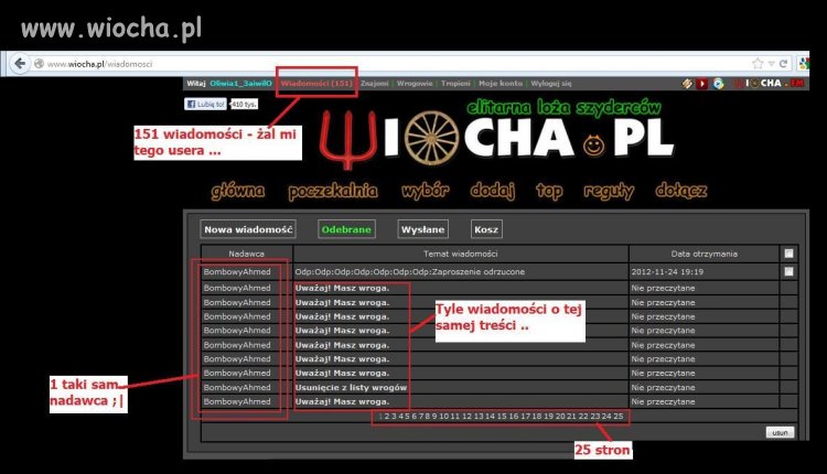 BombowyAhmed -  znudzony user wysyła wiadomości