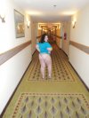 Lans w hotelowym korytarzu...