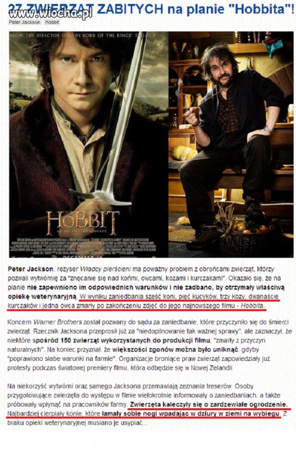 Ciekawy film ,, hobbit,, 