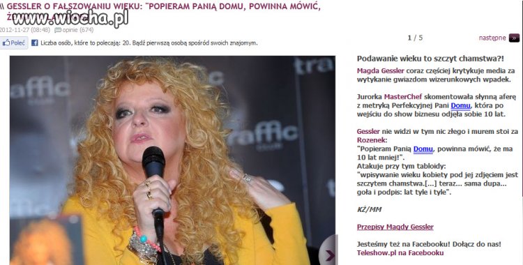 Popieranie oszukiwania telewidzów...