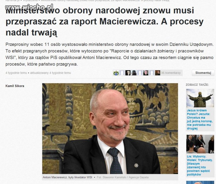Dlaczego ten pan za to nie odpowiada ?